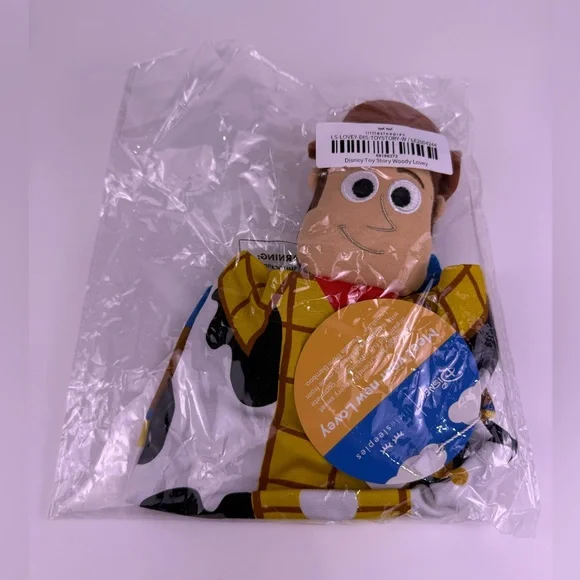 NWT Little Sleepies Disney Toy Story Woody Lovey Bamboo Security Blanket Plush - Picture 4 of 7